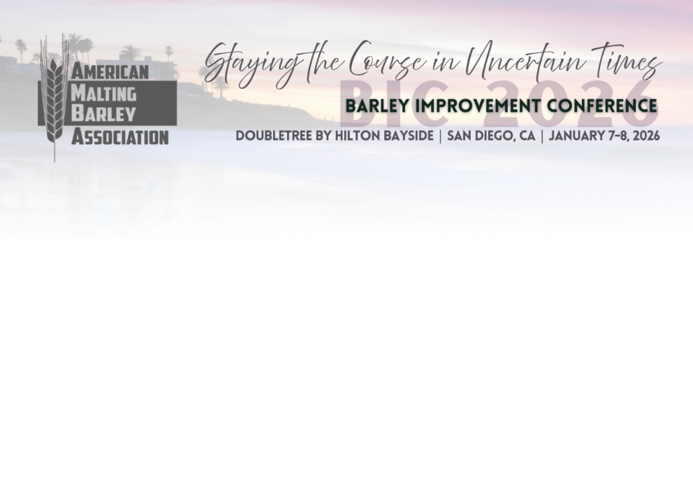 Barley Improvement Conference 2026 - Conference Program &amp; Speaker Bios
